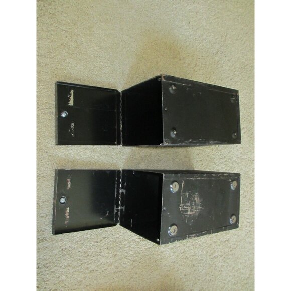 LOT OF 2 VINTAGE RECTANGULAR FILM MOVIE BOXES, METAL, HOLLYWOOD - Picture 5 of 7